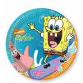 Spongebob Surfing - Pappteller 20cm