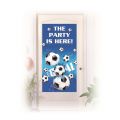 Fuball - Blau - Trbanner