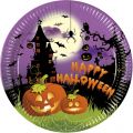 Happy Spooky Halloween - Pappteller gro 23cm