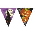 Happy Spooky Halloween - Flaggenbanner (dreieckig) (9 Flaggen)