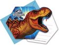 Jurassic World - Einladungskarten mit Umschlag (6Stck)