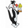 Looney Tunes Sylvester Wandschmuck gro (3 Stck)