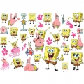 Spongebob Wand Aufkleber (35-teilig)  (3 Stck)