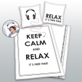 Relax it´s free time - Wendebettwsche (2-teilig)
