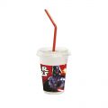 Star Wars - Milchshake-Becher Set (Becher, Deckel, Trinkhalme)  12 Stk.