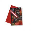 Star Wars & Heroes - Einladungskarten mit Umschlag 6 Stk.