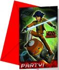 Star Wars Rebels - Einladungskarten mit Umschlag (6 Stck)