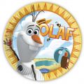 Frozen Olaf Summer - Pappteller 8 Stk. - ca. 23cm