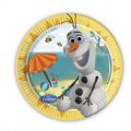 Frozen Olaf Summer - Pappteller 8 Stk. - ca. 20cm
