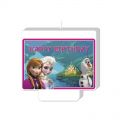 Frozen / Eisknigin - Happy Birthday Decor Candle