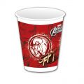 Avengers Teen - Kunststoffbecher Iron Man 200 ml (8 Stck)