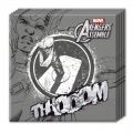 Avengers Teen - Serviette 20 Stk  33 x 33 cm Thor