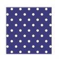 Blue Royal Dots - Serviette 20 Stk  33 x 33 cm  3-lagig