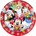 Mickey Christmas Ho Ho Ho! - Pappteller gro 23cm (8 Stck)