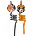 Mickey Halloween - Trinkhalme spiralfrmig
