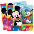 Mickey Party Time - Papierserviette 2-lagig 33x33cm (20 Stck)