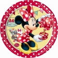 Minnie Caf - Pappteller medium 20cm (8 Stck)