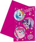 My Little Pony Sparkle - Einladungskarten mit Umschlag (6 Stck)