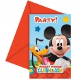 Playful Mickey - Einladungskarten mit Umschlag (6 Stck)