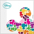 Papierserviette, 3-lagig, 33x33cm, Disney Adult - Mickey bunt