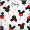 Papierserviette, 3-lagig, 33x33cm, Disney Adult - Mickey Lollies