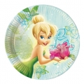 Tinkerbell Flowers Prismatic - Pappteller gro prismatisch 23cm (8 Stck)