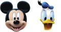 Mickey Maus - 4 Masken Disney Micky Maus