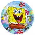 Spongebob - 8 Stk Teller (10 VE = 80 Stk) 18 cm 