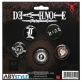 DEATH NOTE - Anstecknadel Set - Vintage symbols #1 - (5 Stck)