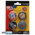 SIMPSONS - Anstecknadel Set - DUFF - (5 Stck)