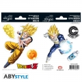 DRAGON BALL - Stickers / Aufkleber - 16x11cm/ 2 Bltter - DBZ/ Goku-V